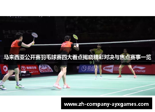 马来西亚公开赛羽毛球赛四大看点揭晓精彩对决与焦点赛事一览